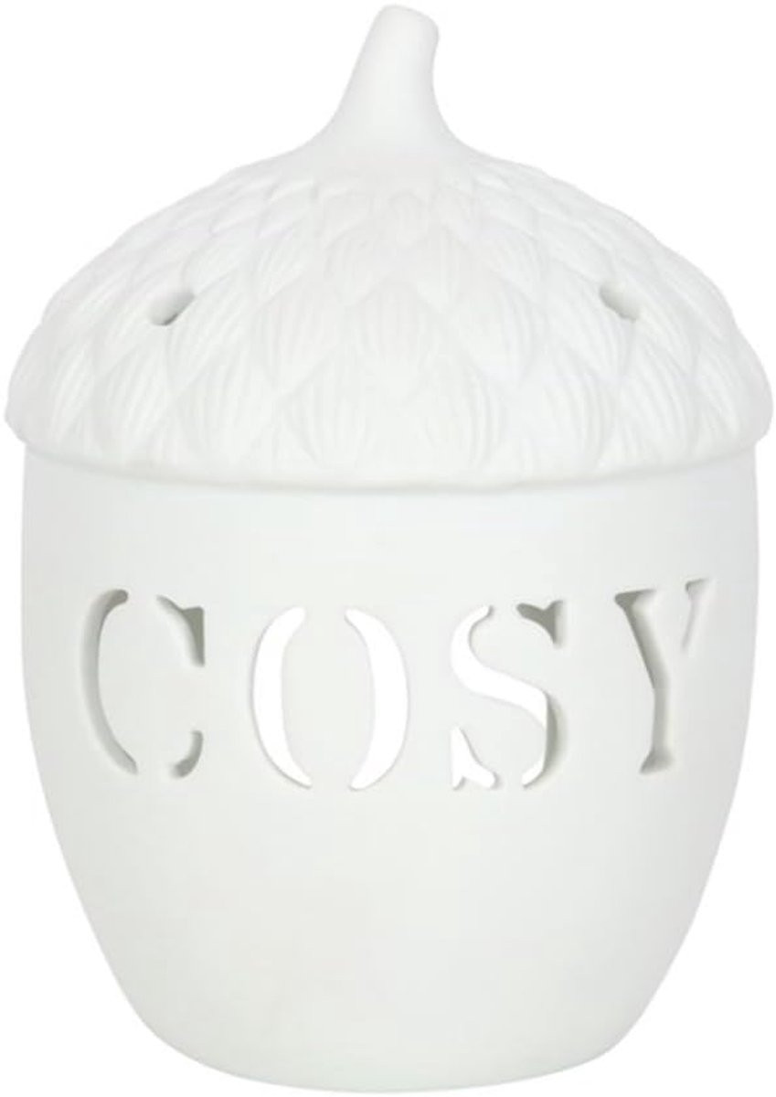 Theelichthouder Eikel Herfst Cosy - 12,2 cm