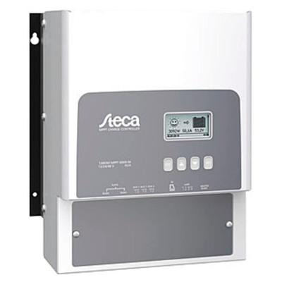 Solarladeregler STECA "Solar Steca Tarom MPPT 6000-M", schwarz-weiß (schwarz, weiß), B:29,4cm H:33,5cm T:13cm, Metall, Spannungsregler, Leistung maximal in Watt: 900 / 1800 / 3600