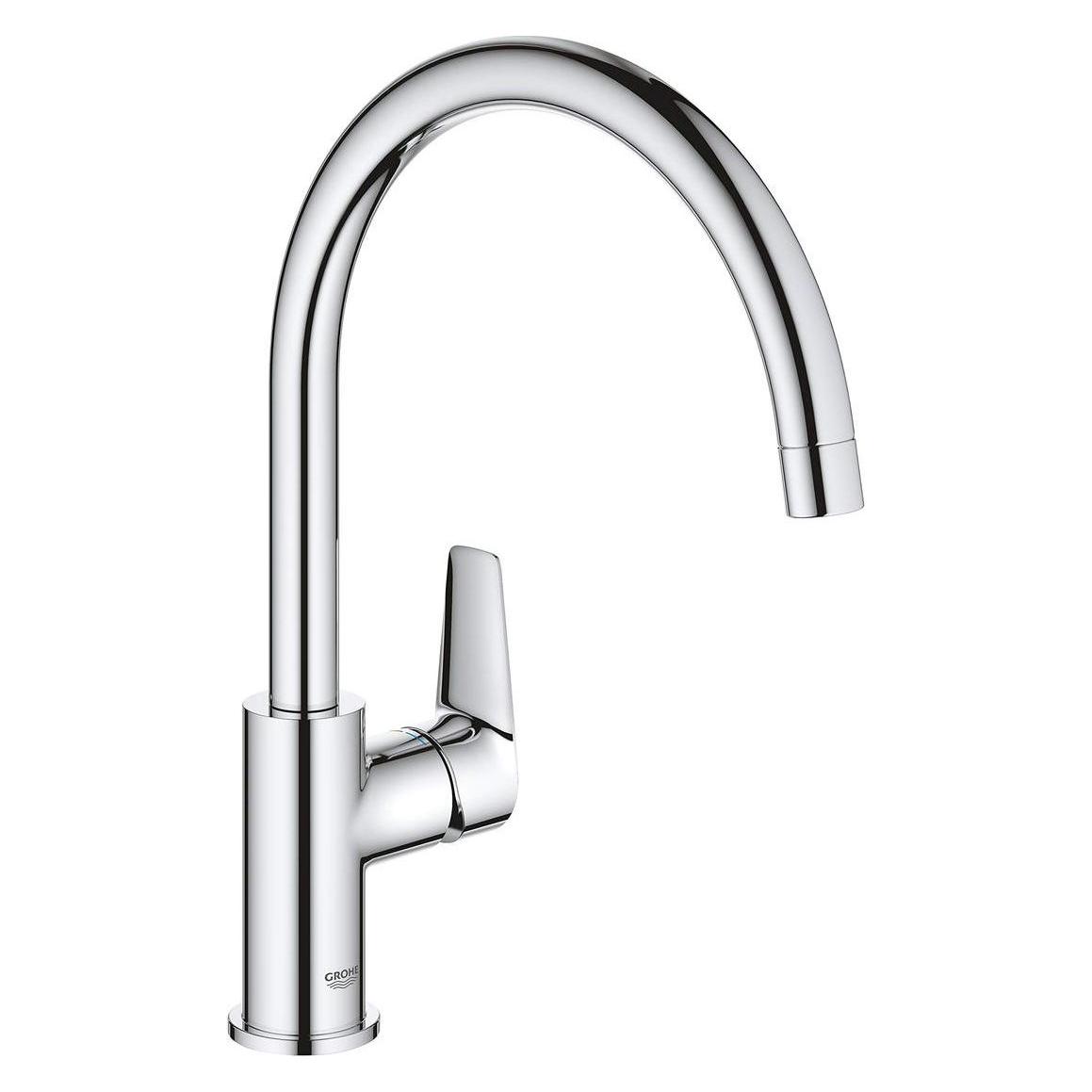 Grohe Kchenarmatur mit Einhebelmischer BauEdge chrom glnzend 31367001 (31367001)