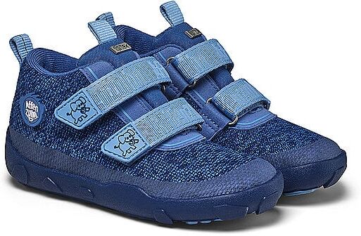 AFFENZAHN Kinder Barfußschuhe - Sneaker KNIT HAPPY Elefant dunkelblau   25 25