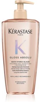 Kérastase Gloss Absolu Bain Hydra-Glaze champô para cabelo brilhante e macio 500 ml. Gloss Absolu Bain Hydra-Glaze