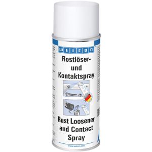 WEICON Rostentferner Rostlöser- und Kontaktspray, Kriech- & Pflegeöl, Spray 400ml