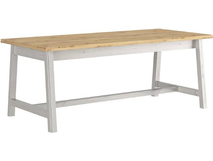 GAMI Tisch ausziehbar SEQUOIA 204-252x91x78cm eiche gebleicht