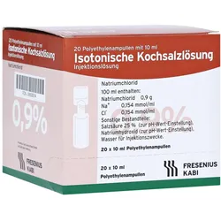 Kochsalzlösung 0,9% Fresenius 20X10 ml
