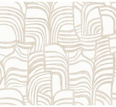 Nikki Chu Featherwork Linen Premium Peel and Stick Wallpaper