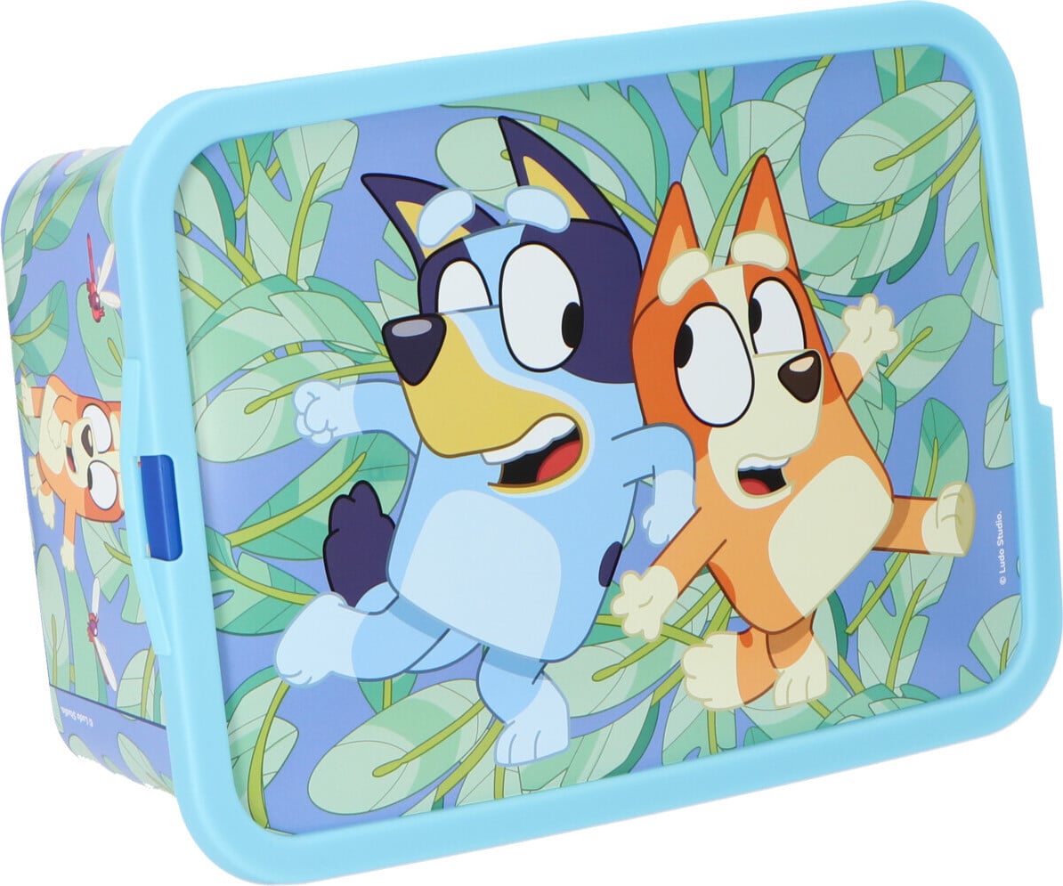 Bluey Opbergbox 13L: Robuuste plastic opbergbox met Bluey-design voor kinderen