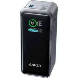 Anker Prime (20000 mAh, 200 W, 72 Wh), Powerbank, Schwarz