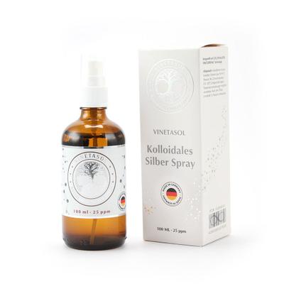 Vinetasol kolloidales Silber 25 ppm Spray 100 ml Flüssigkeit