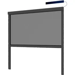 Insektenschutzrollo elektrisch, 110x220 cm, anthrazit