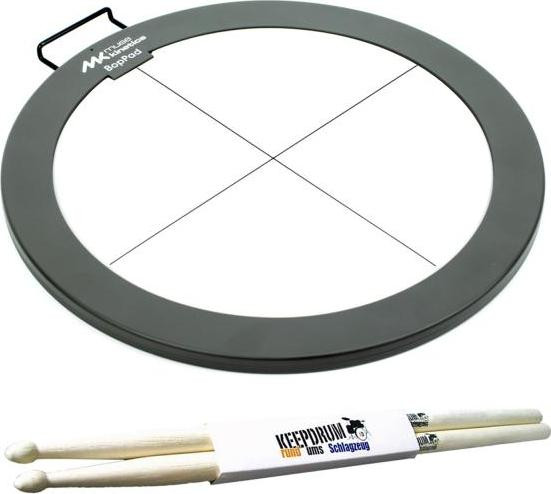 Muse Kinetics Bop Pad USB-MIDI aanslagpad met drumstokken