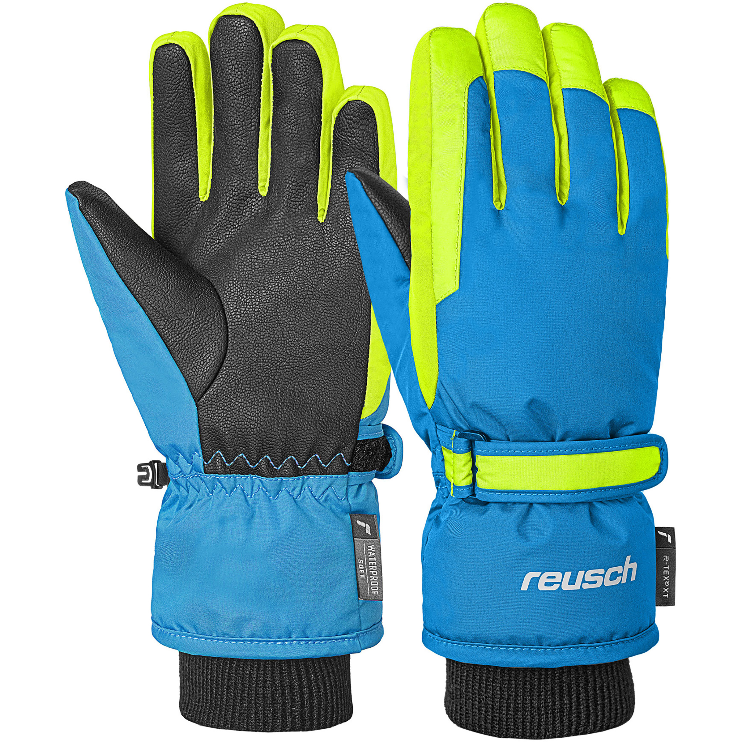 Reusch Chad R-Tex XT Kinder Fingerhandschuhe blau Größe 7 Skifahren Wasserdicht