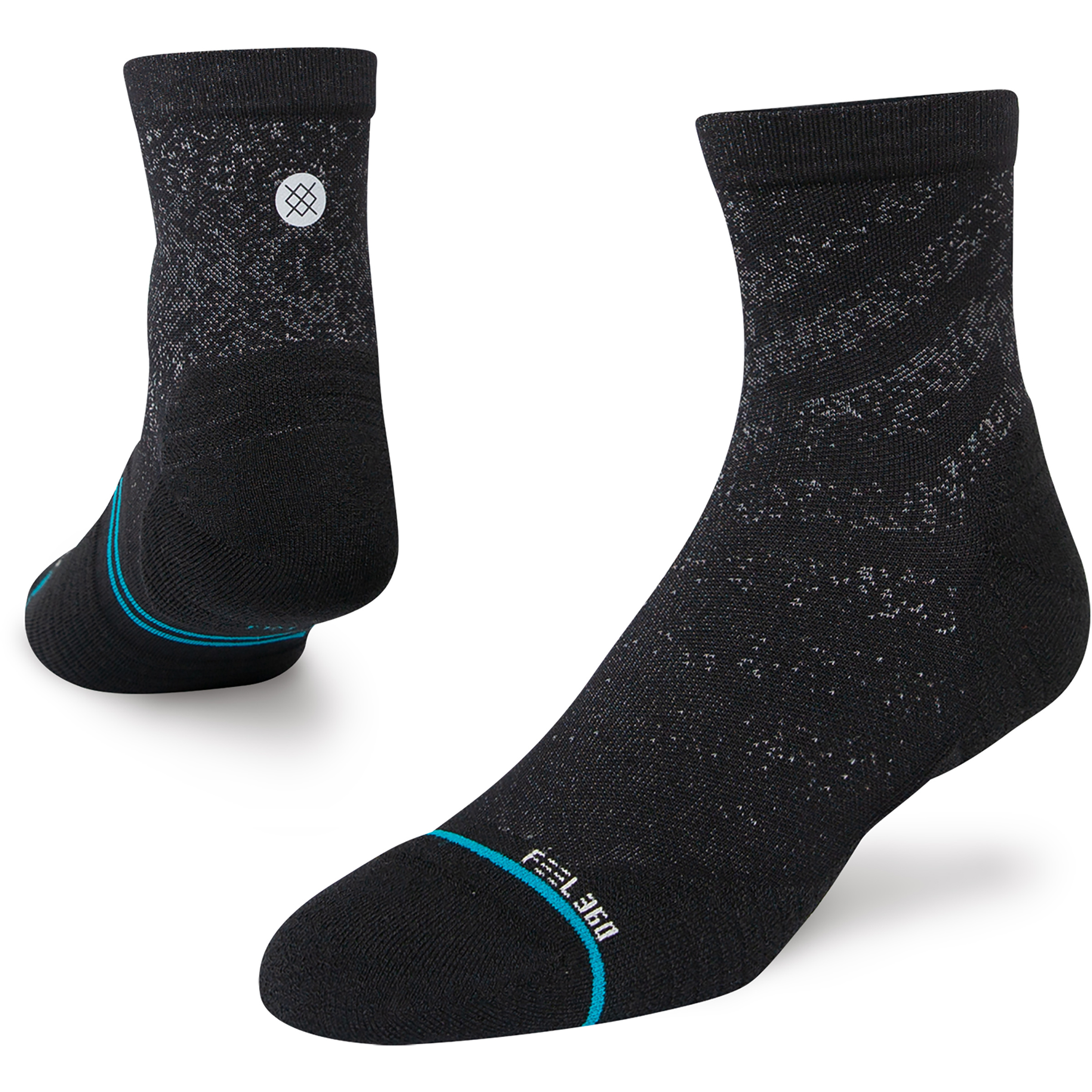 Stance Run Light Quarter Laufsocken schwarz Größe 35 Laufen | Trailrunning Elastisch