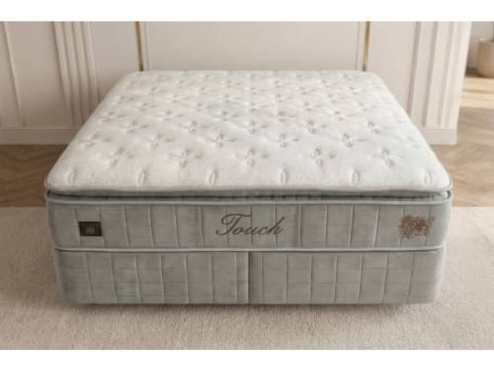 gowoll Wool Touch Matratze 180x200 cm H2-H3, 35 cm Taschenfederkern Smart-Pocket-Federkern mit Topper aus Mini-Pocket-Federn, natürliche Materialien, H2-H3, 35 cm