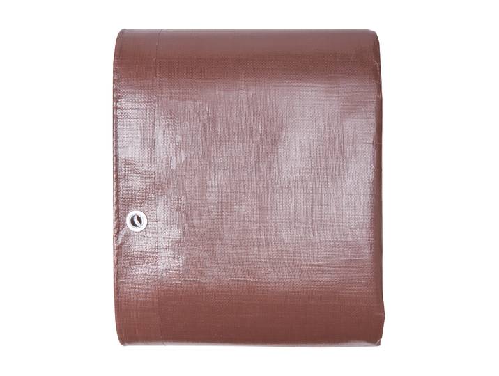 VEVOR Bâche de couverture PE Bâche en tissu 365\,76 x 1219\,2 cm Bâche de protection 16 mils Bâche en bois 16 x 16-Tissu de jardin étanche Résistant aux UV pour couvrir les camping-cars Voitures Moto Meubles de jardin Marron