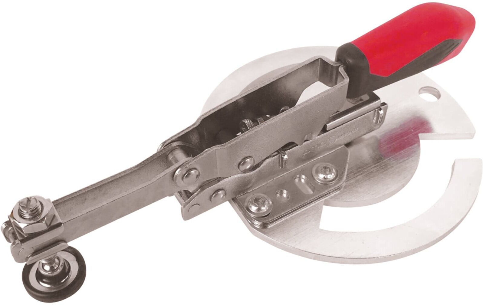 schweisskraft Senkrechtspanner mit runder Adapterplatte Länge 244mm Spannbereich 0-40mm (1528173)