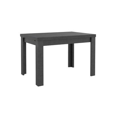 Esstisch MÄUSBACHER "Monti", grau (graphit), B:120cm H:78cm T:80cm, Tische, Esstisch, BESTSELLER, Tisch, Küchentisch, Auszugstisch ausziehbar auf 136 cm