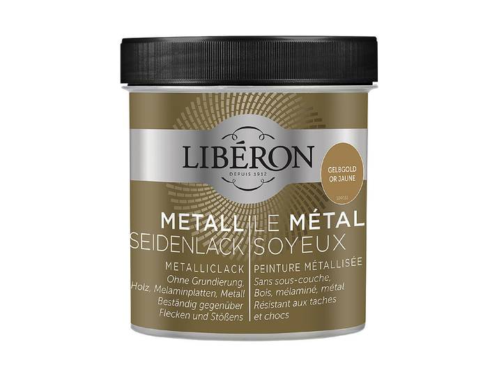 Liberon Metall-Effekt Seidenmatt Gelbgold 500 ml