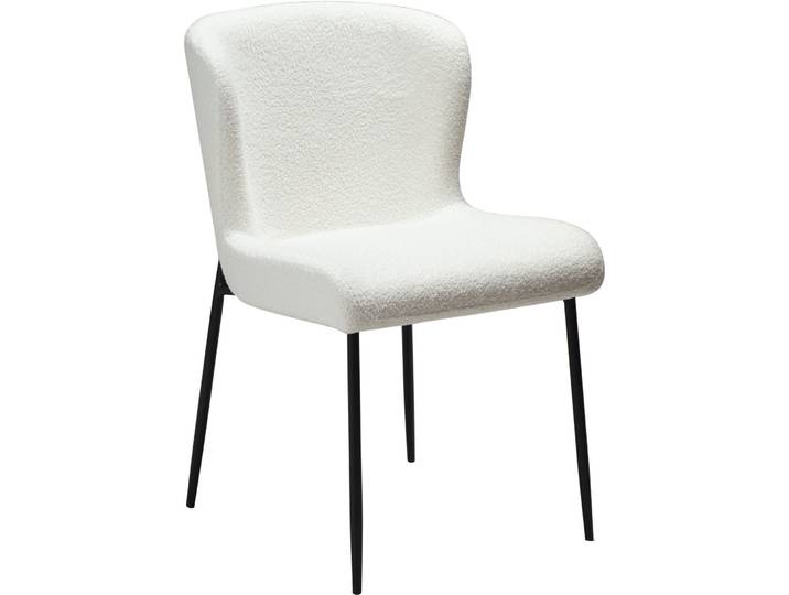 DAN-FORM Stuhl 2er-Set Glam schneeweiss Stoff