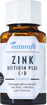 NaturaFit GmbH NATURAFIT Zink Histidin plus C+D Kapseln 39.3 g 10124677