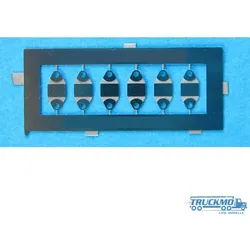 ModelPrint Ätzteile Trailer Stützenfüsse 12A-0036