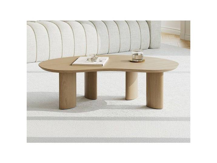 Table basse placage frêne - Naturel clair - CALYNOR