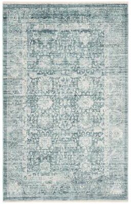SAFAVIEH Illusion Estrella Vintage Boho Oriental Viscose Rug with Fringe
