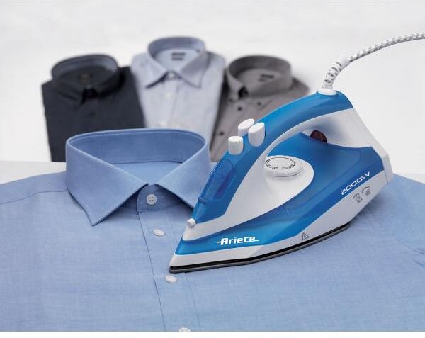 Ariete FERRO DA STIRO STEAM IRON A VAPORE 2000W 6234 BIANCO/AZZURRO