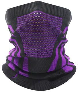 Friendly Fresh Finds Winter Neck Warmer Gaiter Balaclava Face Mask Windproof Ski, Snowboard, And Motorcycle Cycling Gear For Men & Women. purple free Size