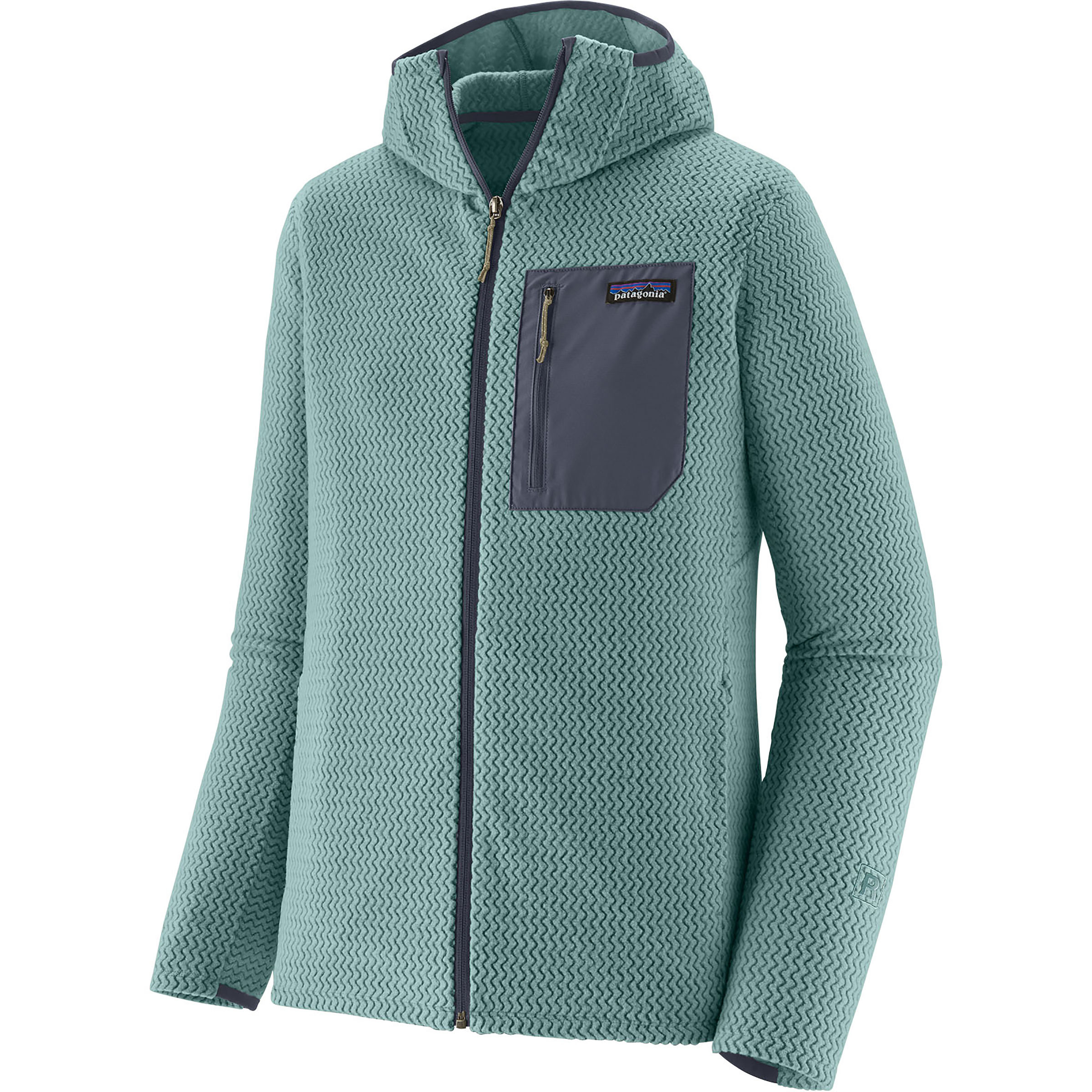 Patagonia R1 Air Herren Fleecejacke blau Größe M Trekking Atmungsaktiv