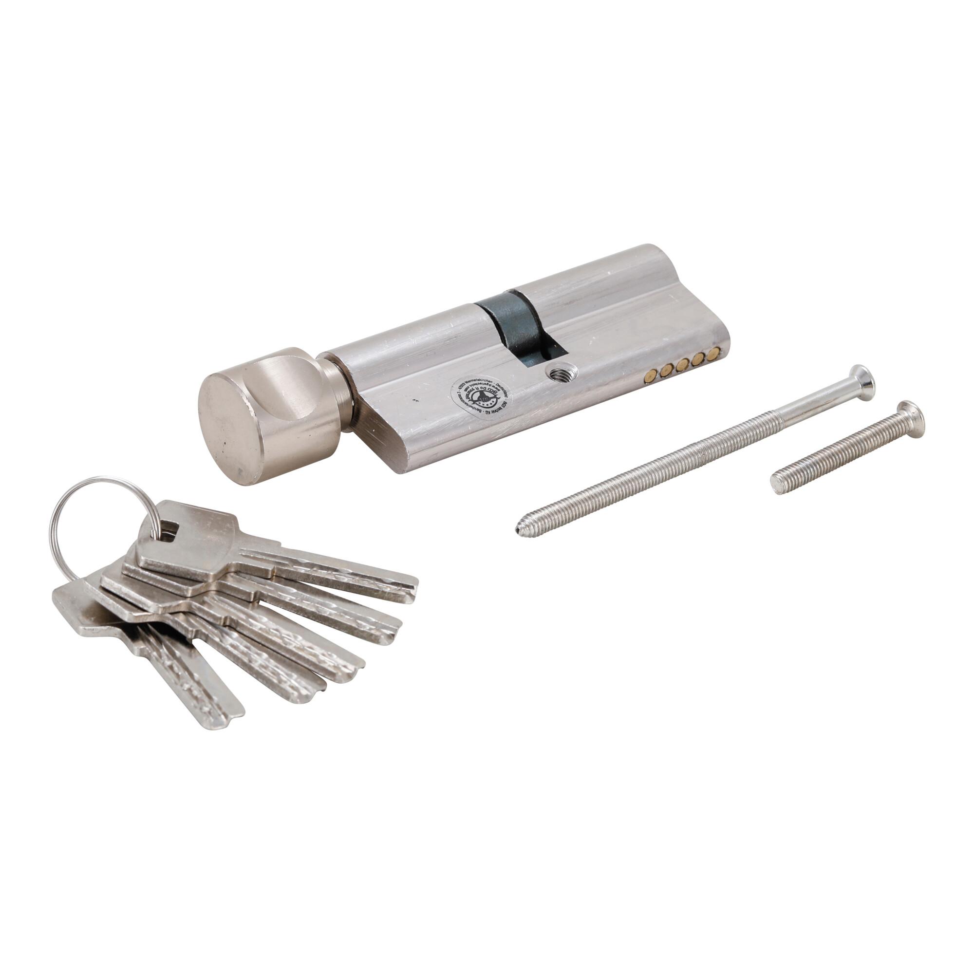 BGS Do it yourself Sicherheits-Schließzylinder 85280, mit Knauf, 80 mm)