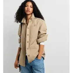 Pepe Jeans für Damen. PL4024506 Kora Jacke beige (XL), Lässig, Baumwolle