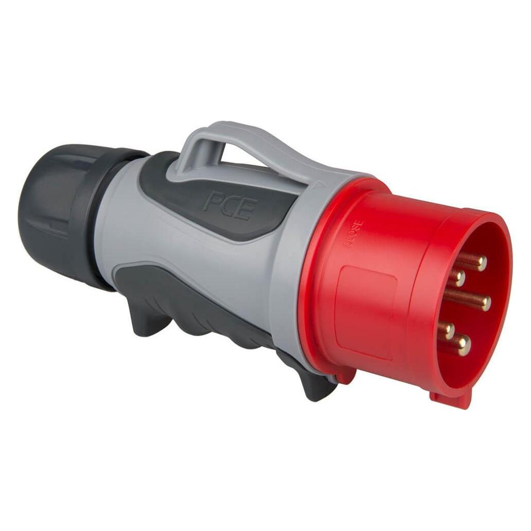 PCE 0253-6tt Stecker 32A 5p 6h GRIP TT (0253-6tt)