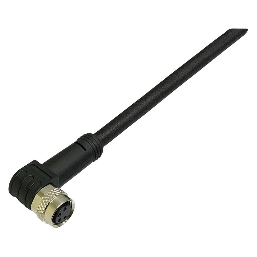 BKL Electronic 2700010 Sensor-/Aktor-Anschlussleitung M8 Kupplung, gewinkelt 5 m (2700010)