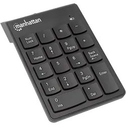 Manhattan Numeric Wireless Keypad (Nummernblock, Kabellos), Tastatur, Schwarz