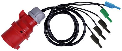 Metrel A 1642 Messadapter CEE-Kupplung 32A 5polig - Bananenstecker 4mm