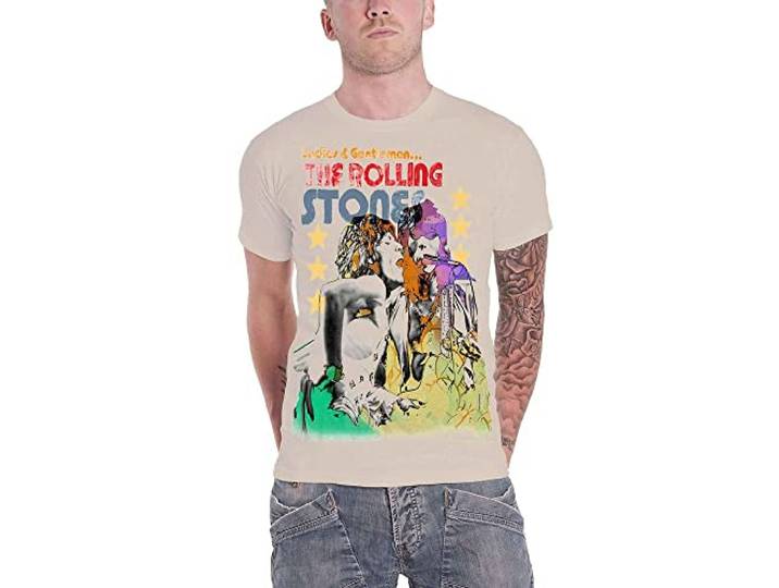 T-Shirt # S Neutral Unisex # Mick & Keith Watercolour Stars