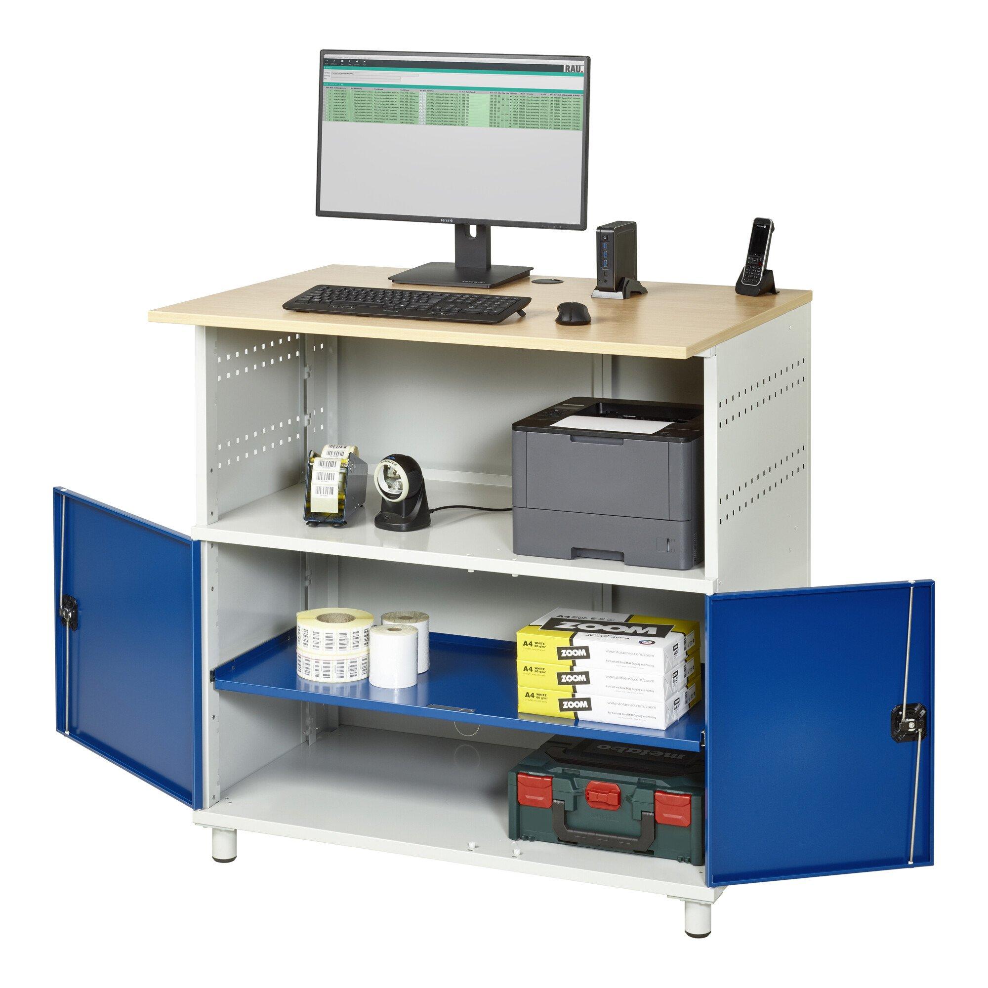 Rau Computer-Tisch 1022, B1100xT790xH1130mm (07-1022S.11)