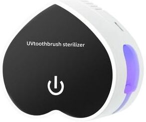 Inspired Deals UV Toothbrush Sanitizer & Dryer Portable USB Rechargeable Sterilizer white