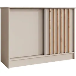 KOMMODE Horizon mit 2 Schiebetüren, Kaschmir+eiche Artisan, 100 cm