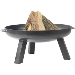 Feuerkorb Feuerschale Garten Pan 7 Feuerstelle 60 70 80 cm unlackiert Feuer