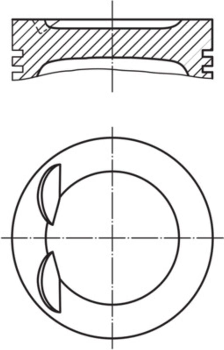 Kolben MAHLE 028 PI 00134 001