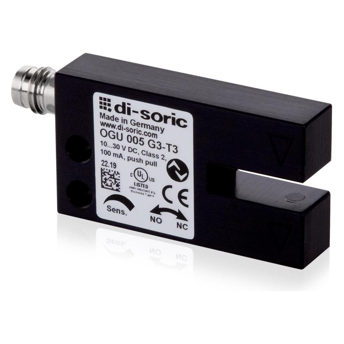 Di-Soric OGU 005 G3-T3 Gabel-lichtschranke 5mm Infrarotlicht 212814 (212814)