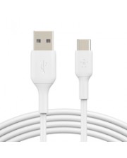 Belkin USB-A to USB-C PVC White 1m Kabel Digital/Daten 1 m (CAB001BT1MWH2PK)