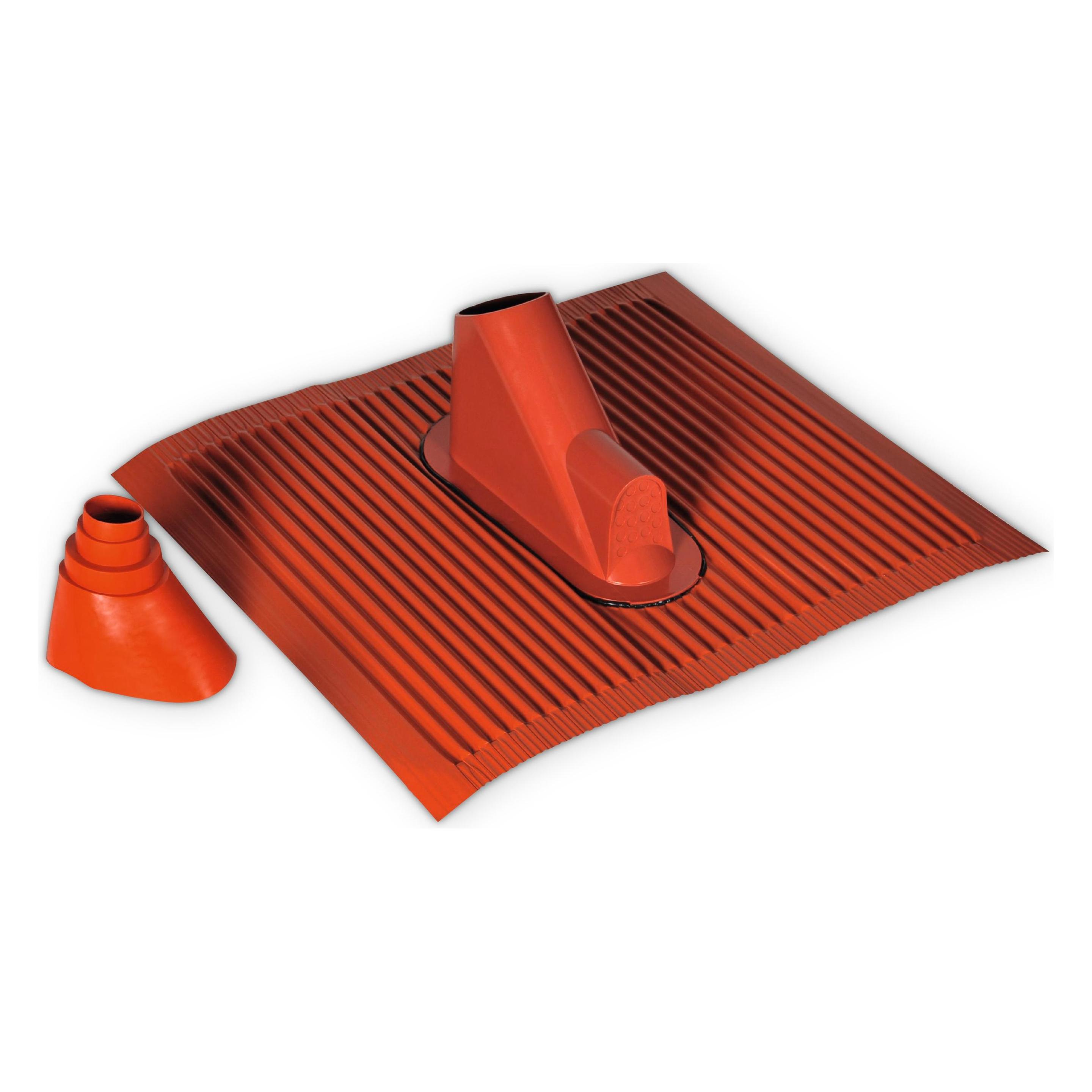 TechniSat Alu Dachziegel-Set, ziegelrot mit Gummitülle (Sonstige) (0000/1719)