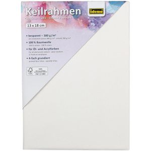 Idena Keilrahmen 60007, 24 x 30 cm, Leinwand auf Holzrahmen, 380 g/m²
