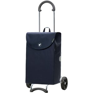 Andersen Einkaufstrolley Scala Shopper, Walker, blau, klappbar, 44 Liter, bis 40 kg