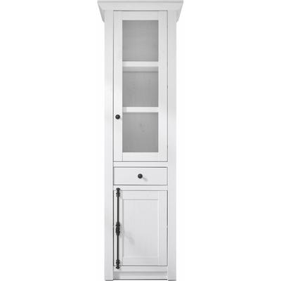Vitrine HOME AFFAIRE "California", weiß (pinie weiß), B:63cm H:207cm T:45cm, Schränke, Vitrine, Höhe 207 cm