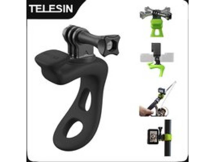 TELESIN Actiecamera Verstelbare siliconen houder Mini flexibele beugel voor Gopro Insta360 DJI Actiecamera-accessoires