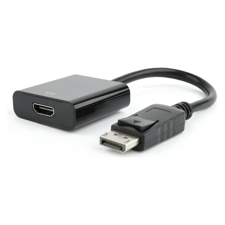 Gembird AB-DPM-HDMIF-002 Videokabel-Adapter 0,1 m DisplayPort HDMI Schwarz (DisplayPort, HDMI) (AB-DPM-HDMIF-002)