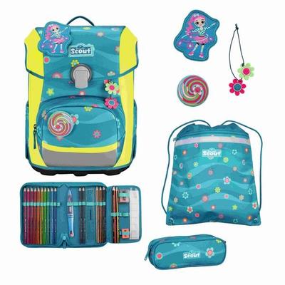 Scout Schulranzen Set Neo, Schulranzen Set, 4tlg, Little Flowers